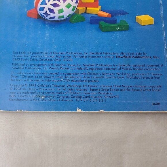 Meet The Sesame Street Babies Board Book Featuring Jim Hensons Muppets 1993 - Picture 5 of 8